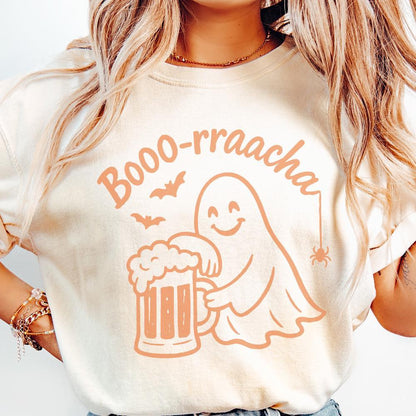 Booo-rraacha PNG, Retro Halloween Funny Ghost Digital Download - 300 DPI