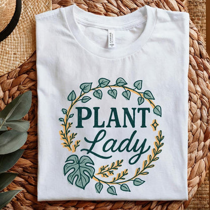 Plant Lady PNG, Botanical PNG for Plant Lover - 300 DPI Design for T-Shirt