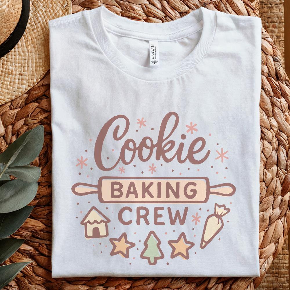 Cookie Baking Crew PNG • Holiday Baking Shirt PNG Christmas Cookie Baking