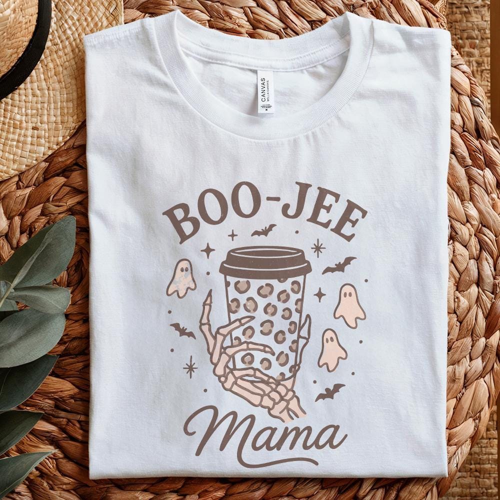 Boo-Jee Mama PNG, Spooky Mama PNG - 300 DPI Design for T-Shirt