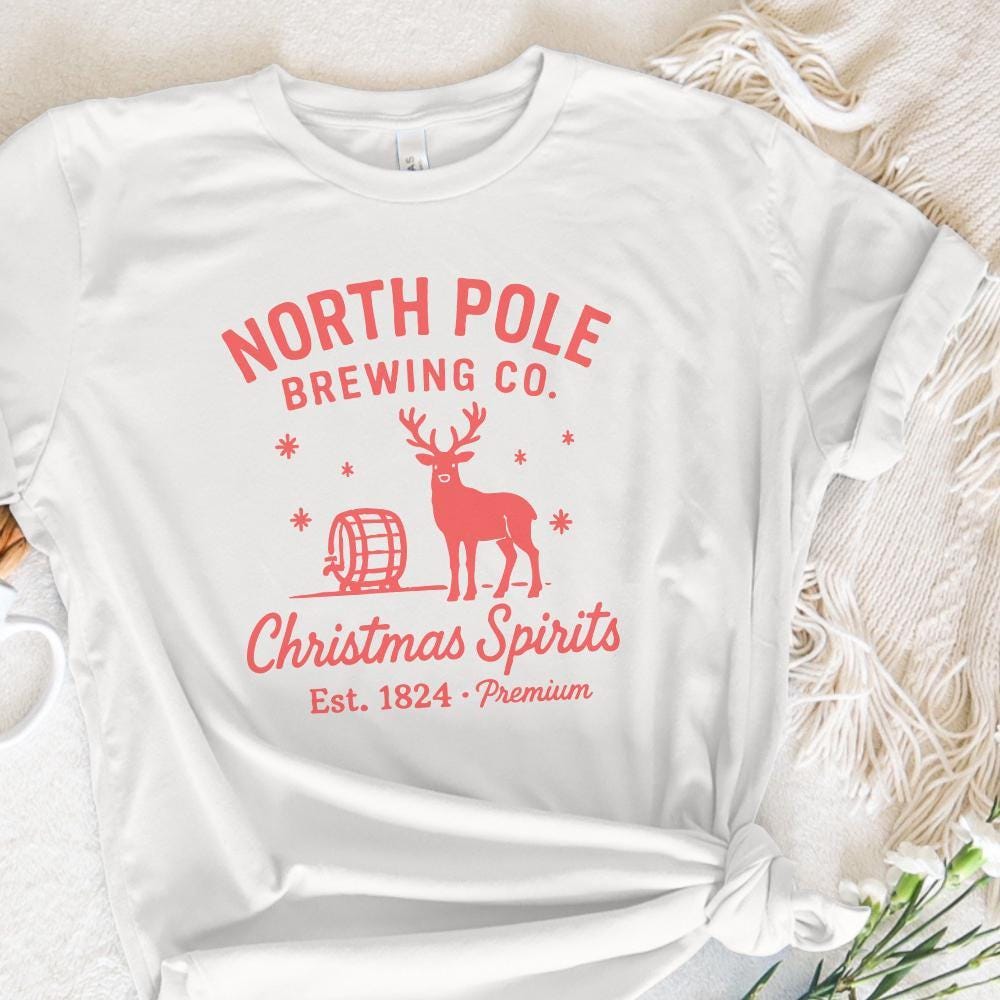 North Pole Brewing Co. Christmas Spirits PNG, Reindeer Holiday PNG - 300