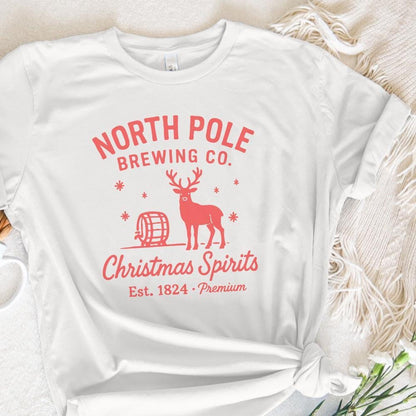 North Pole Brewing Co. Christmas Spirits PNG, Reindeer Holiday PNG - 300