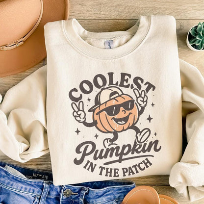 Coolest Pumpkin In The Patch PNG, Pumpkin Patch Crew - 300 DPI Design for