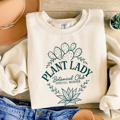 Plant Lady Botanical Club Official Member PNG, Plant Mom PNG Digital