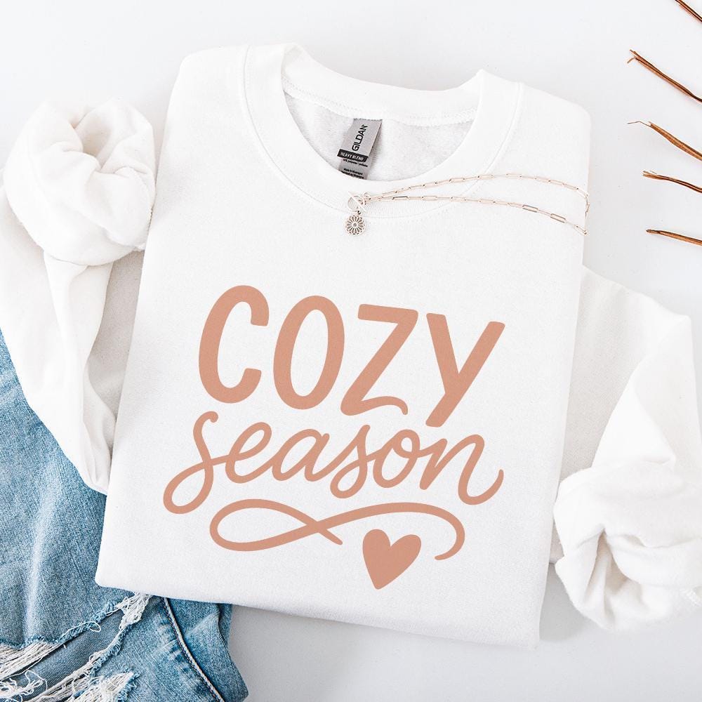 Cozy Season PNG Digital Download, Autumn - 300 DPI Design for T-Shirt