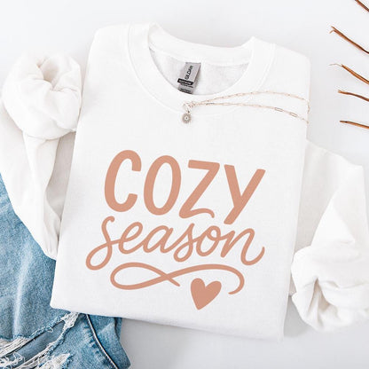 Cozy Season PNG Digital Download, Autumn - 300 DPI Design for T-Shirt