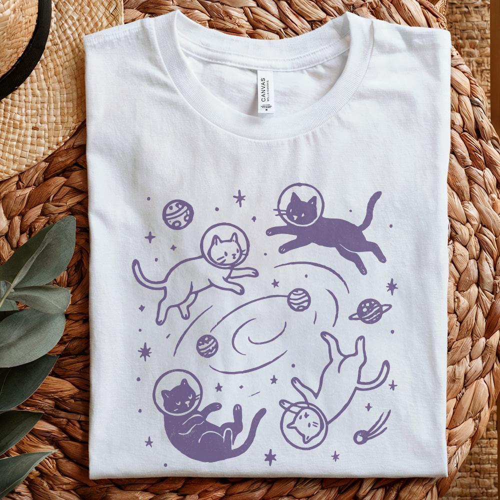 Space Cat PNG, Cat PNG - 300 DPI Design for T-Shirt