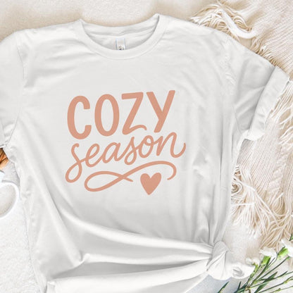 Cozy Season PNG Digital Download, Autumn - 300 DPI Design for T-Shirt