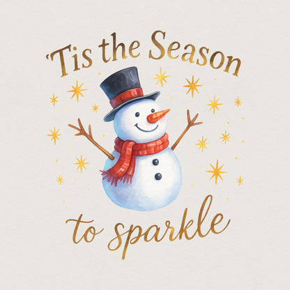 Tis The Season To Sparkle PNG, Christmas Shirt Digital Download - 300 DPI