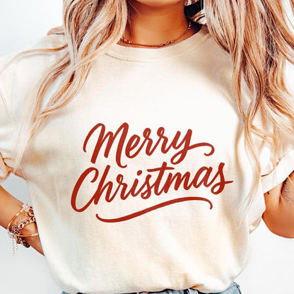 Merry Christmas PNG, Holiday Shirt Design - 300 DPI Design for T-Shirt