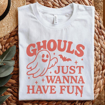 Ghouls Just Wanna Have Fun PNG, Retro Halloween PNG - 300 DPI Design for