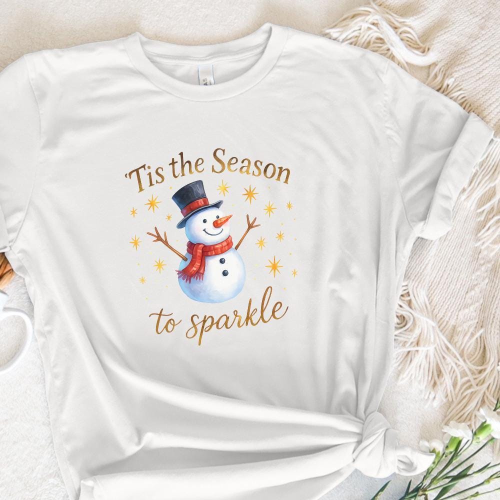 Tis The Season To Sparkle PNG, Christmas Shirt Digital Download - 300 DPI
