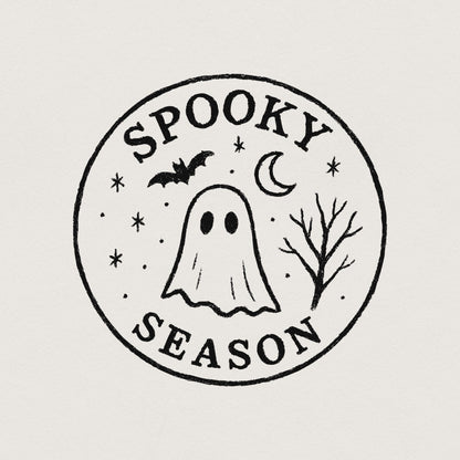 Spooky Season PNG, Retro Halloween Ghost PNG - 300 DPI Design for T-Shirt