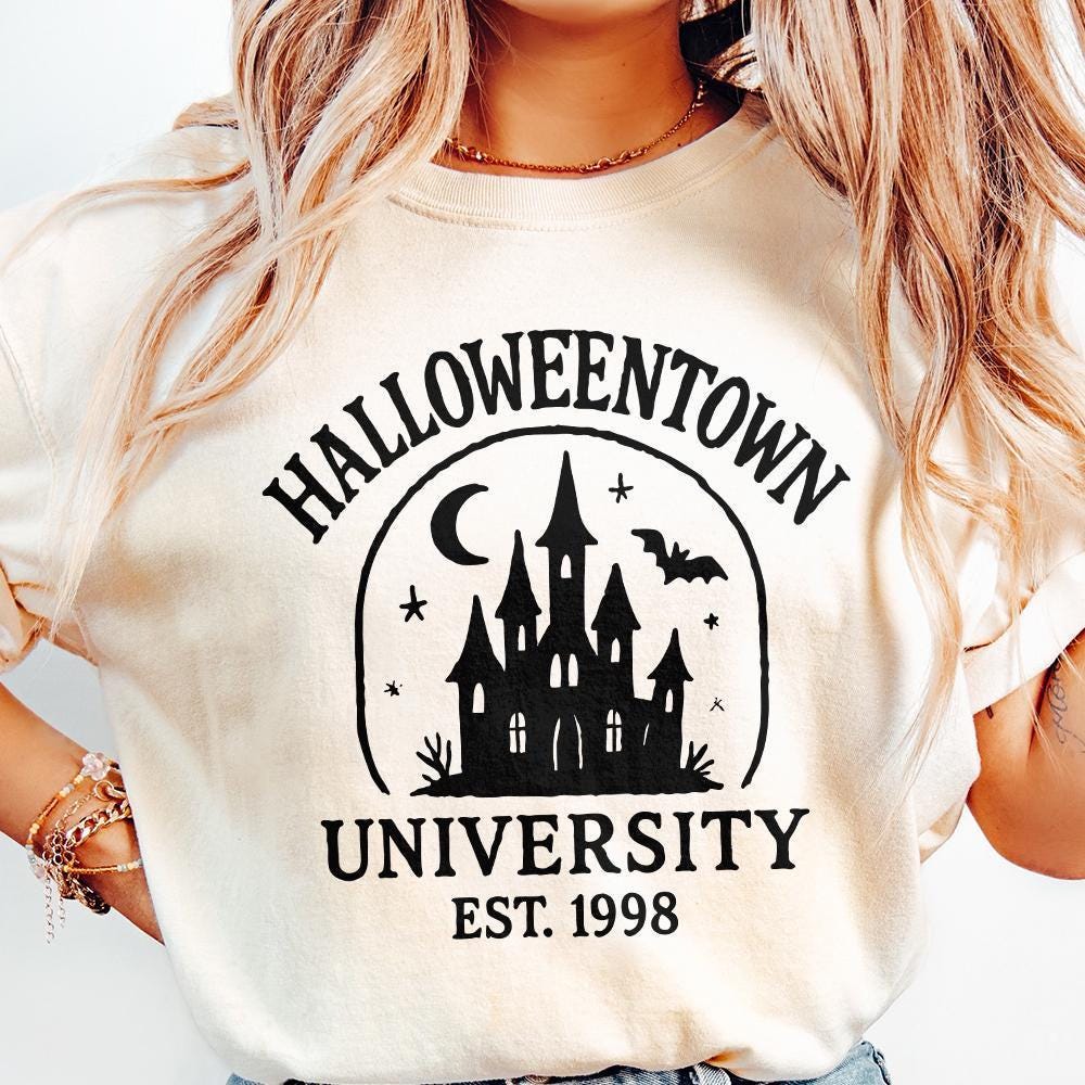 Halloweentown University Est. 1998 PNG, Spooky Halloween PNG - 300 DPI