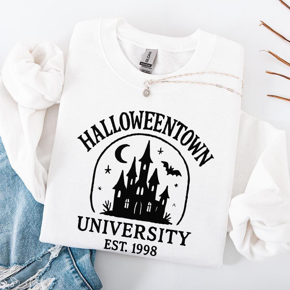Halloweentown University Est. 1998 PNG, Spooky Halloween PNG - 300 DPI