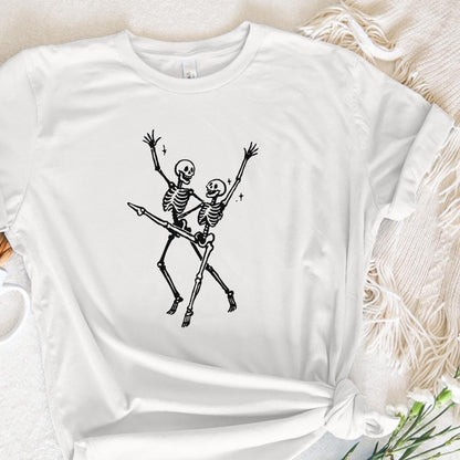 Dancing Skeletons PNG, Halloween Skeleton - 300 DPI Design for T-Shirt