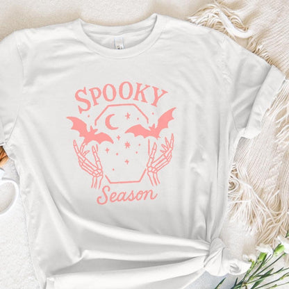Spooky Season PNG, Skeleton Hands And Bats Halloween PNG - 300 DPI Design