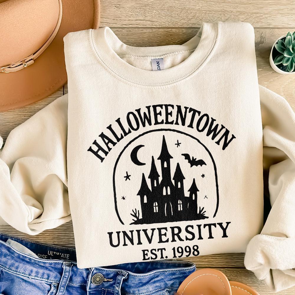 Halloweentown University Est. 1998 PNG, Spooky Halloween PNG - 300 DPI