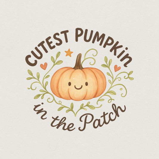 Cutest Pumpkin In The Patch PNG – Fall Thanksgiving Pumpkin Shirt PNG,