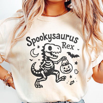 Spookysaurus Rex PNG, Cute Halloween Dinosaur Digital Download - 300 DPI
