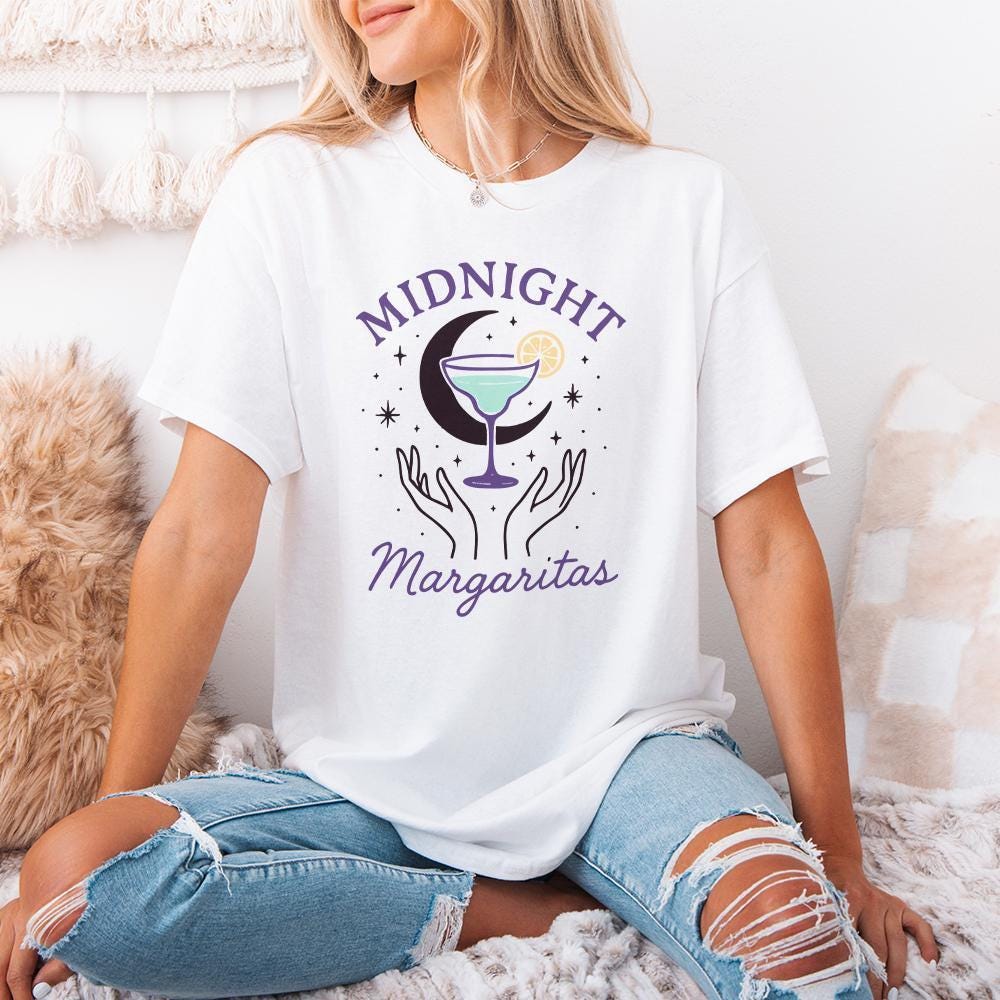 Midnight Margaritas PNG, Mystical Margarita Digital Design - 300 DPI