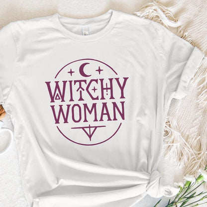 Witchy Woman PNG, Mystical Boho Halloween PNG - 300 DPI Design for T-Shirt