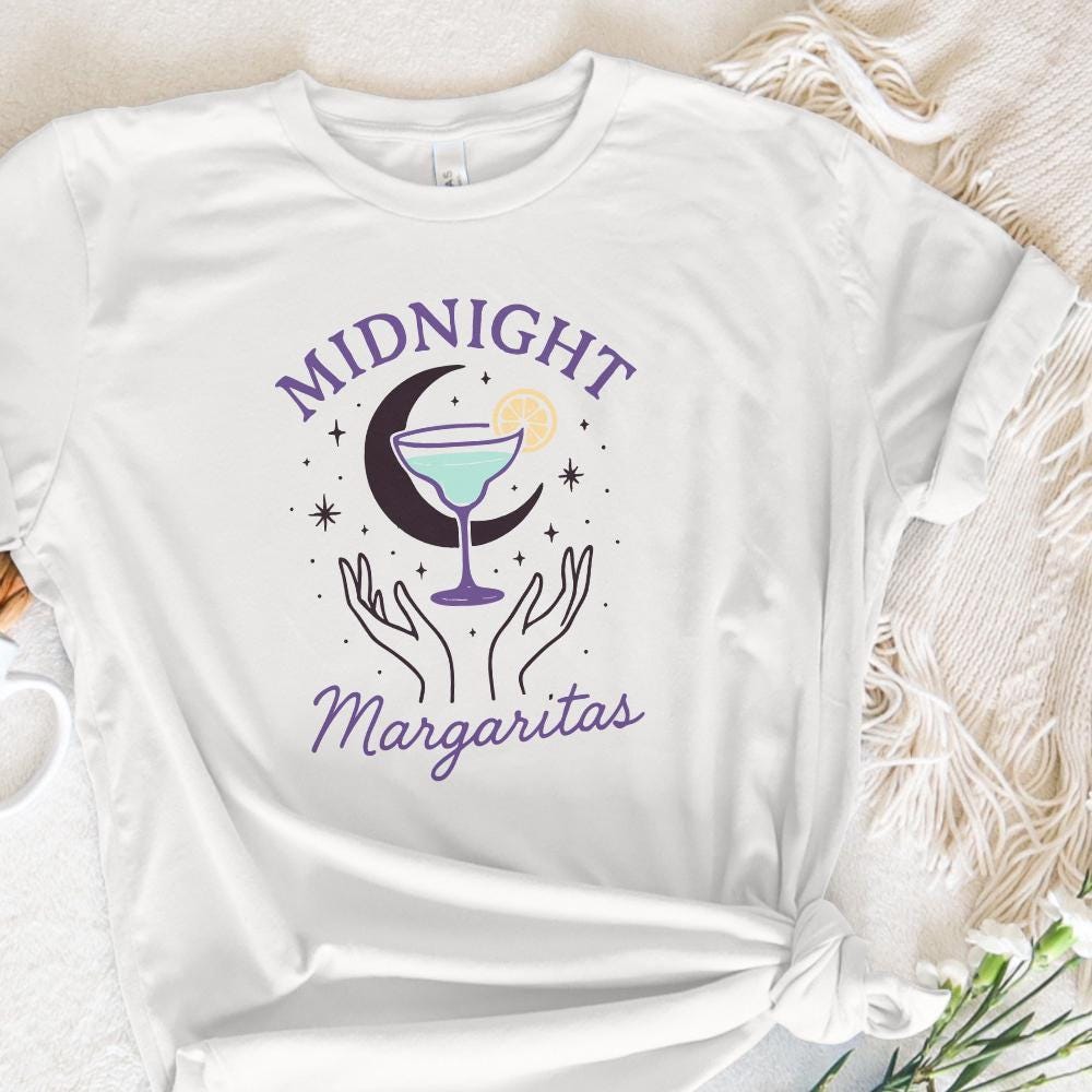 Midnight Margaritas PNG, Mystical Margarita Digital Design - 300 DPI