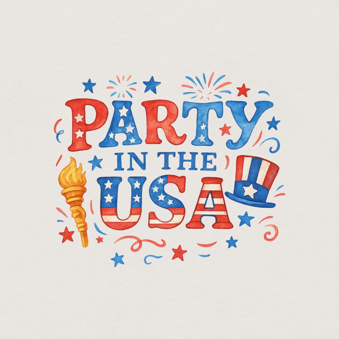 Retro 4th of July Sublimation, Independence Day PNG - 300 DPI Design for