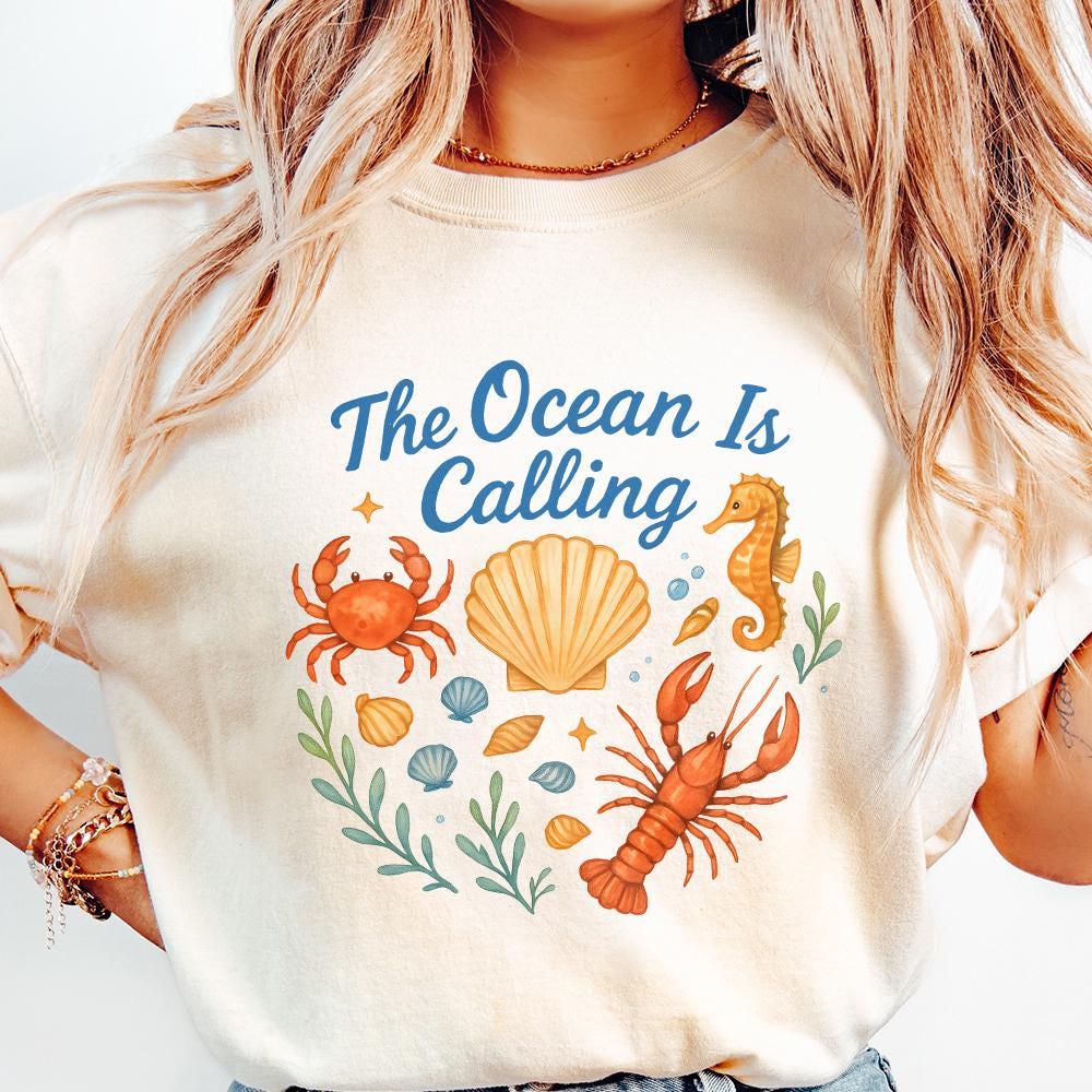 Summer png, Coastal Aesthetic - 300 DPI Design for T-Shirt