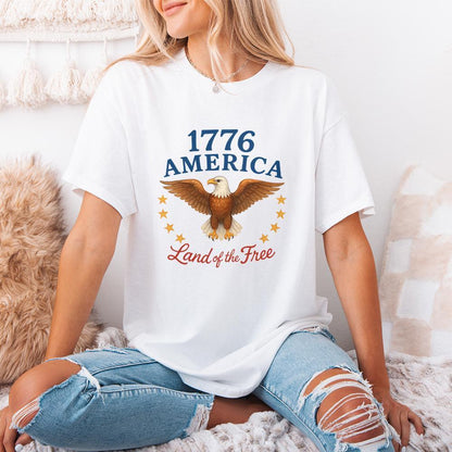 1776 America, Patriotic Design - 300 DPI Design for T-Shirt