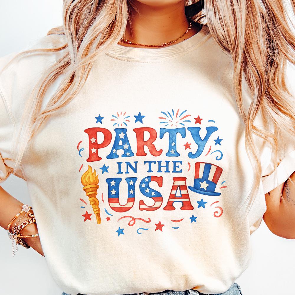 Retro 4th of July Sublimation, Independence Day PNG - 300 DPI Design for