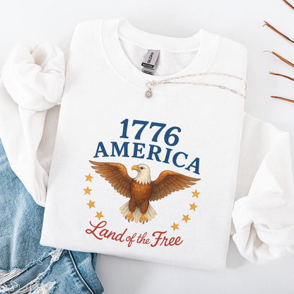 1776 America, Patriotic Design - 300 DPI Design for T-Shirt