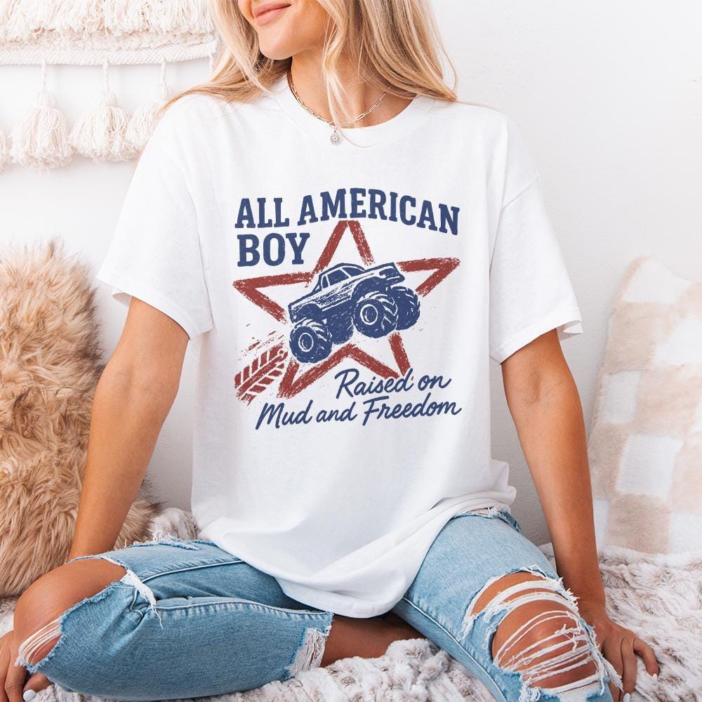 All American Boy PNG, Boys 4th of July PNG - 300 DPI Design for T-Shirt