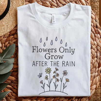 Spring Flowers Png Designs, Mental Health Sublimation Designs - 300 DPI