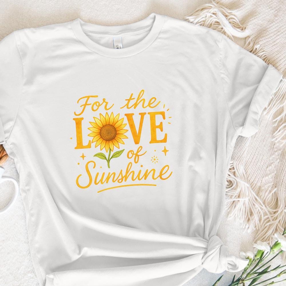 Love Sunshine PNG, Sublimation Design - 300 DPI Design for T-Shirt