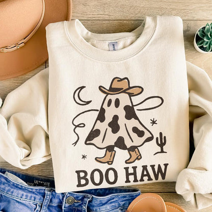 Boo Haw PNG, Cowboy Ghost png - 300 DPI Design for T-Shirt
