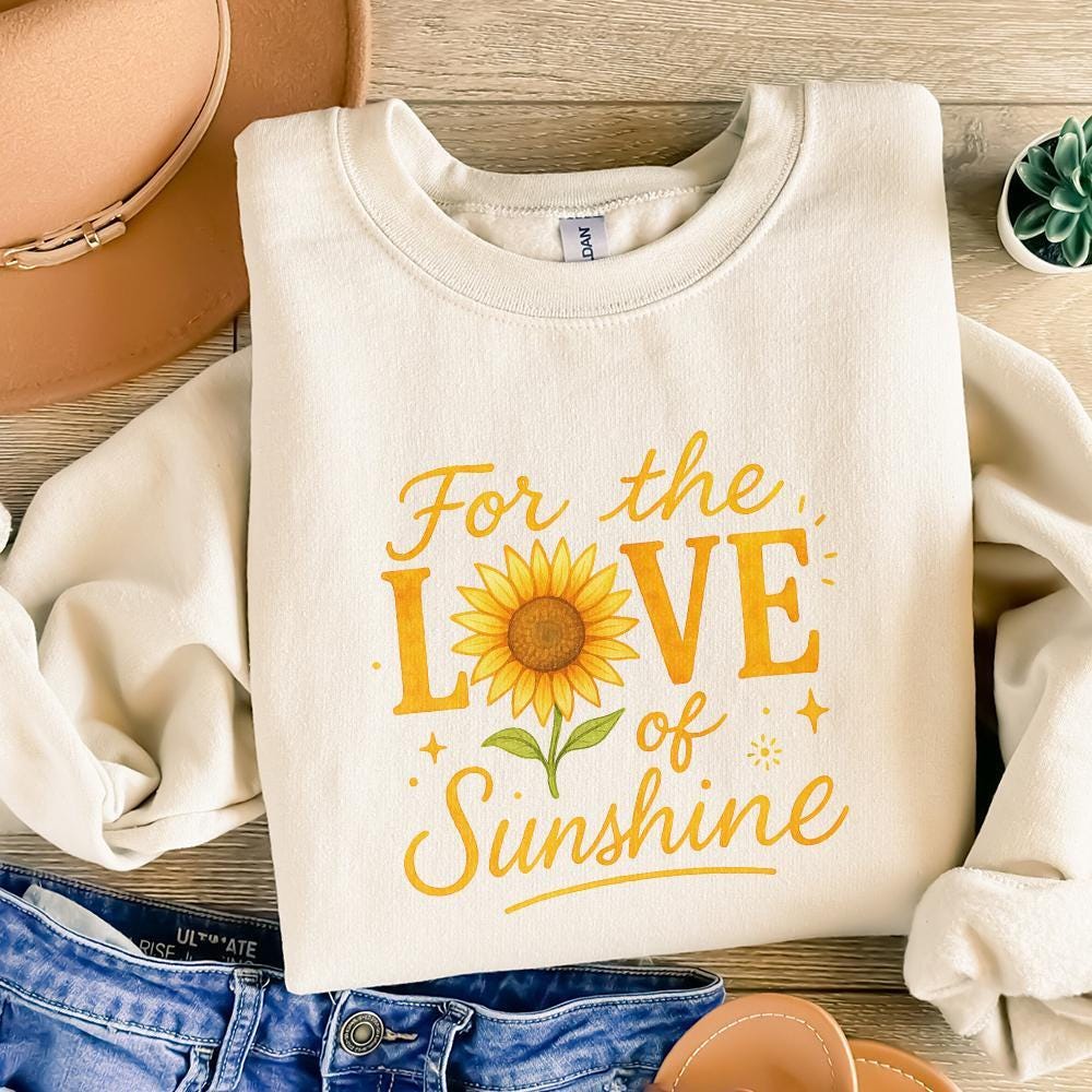 Love Sunshine PNG, Sublimation Design - 300 DPI Design for T-Shirt