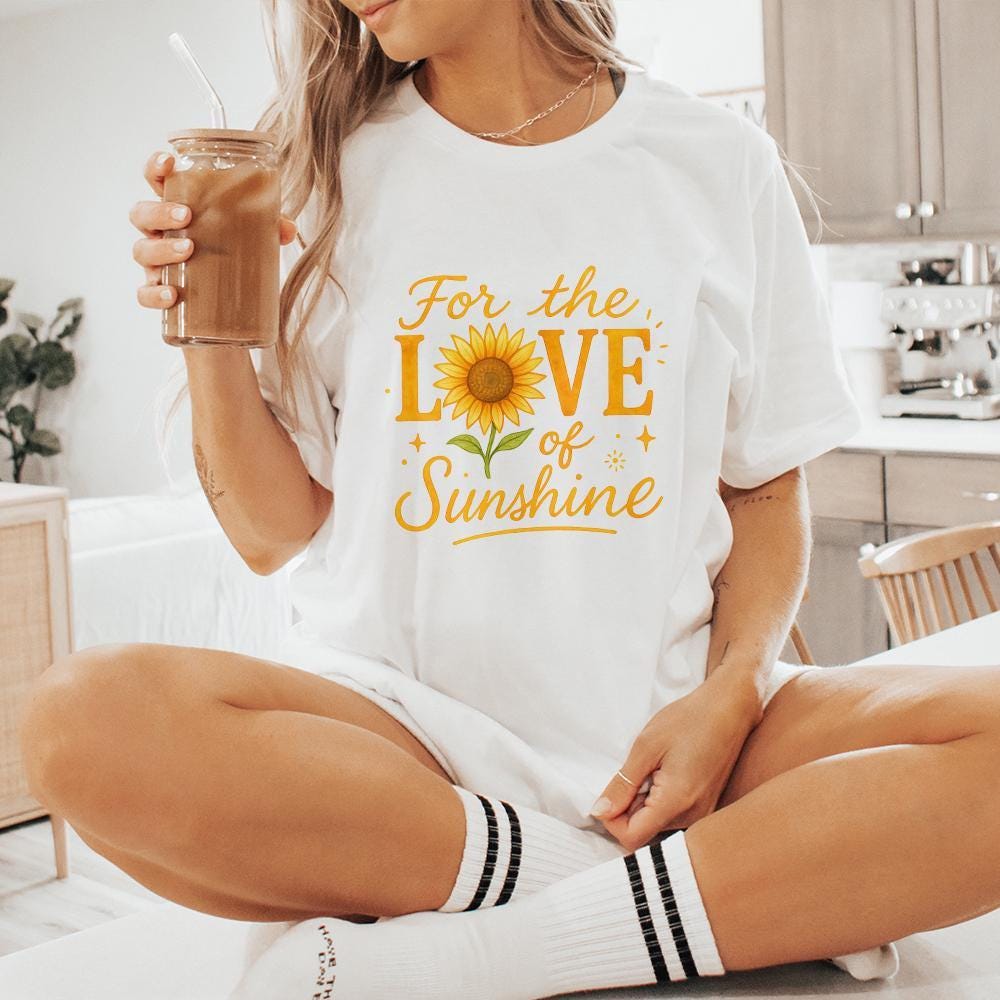 Love Sunshine PNG, Sublimation Design - 300 DPI Design for T-Shirt