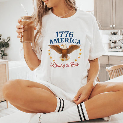 1776 America, Patriotic Design - 300 DPI Design for T-Shirt