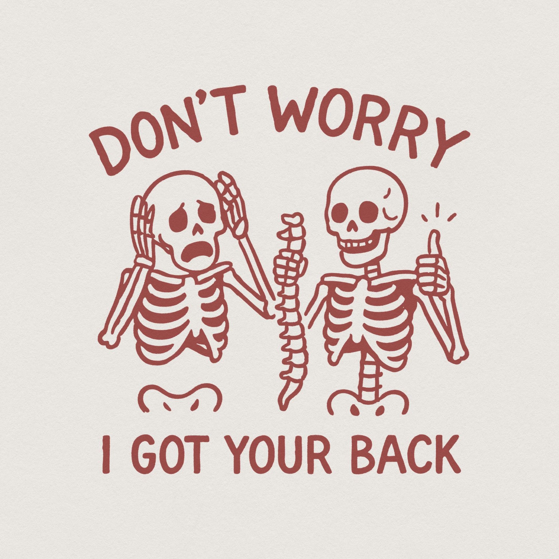 I Got Your Back Skeleton PNG, Halloween Shirt png - 300 DPI Design for