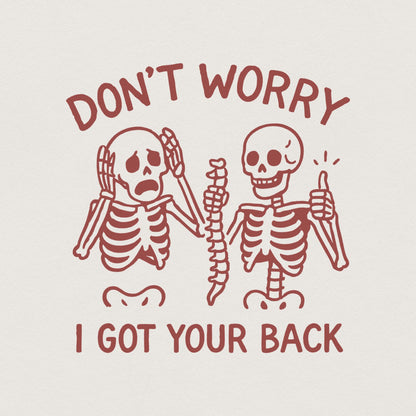 I Got Your Back Skeleton PNG, Halloween Shirt png - 300 DPI Design for