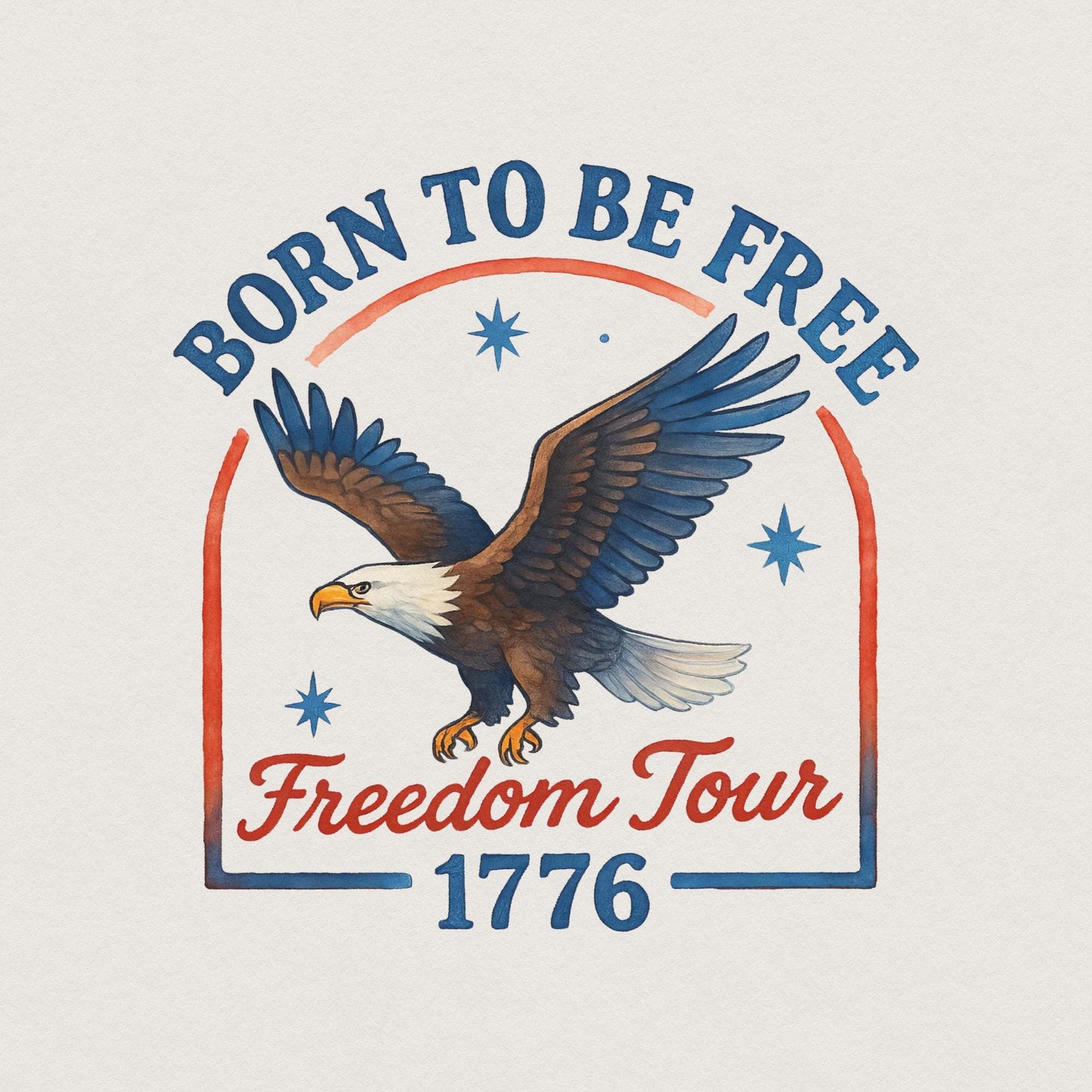 Retro 4th Of July PNG, Independence Day Sublimation Design - 300 DPI