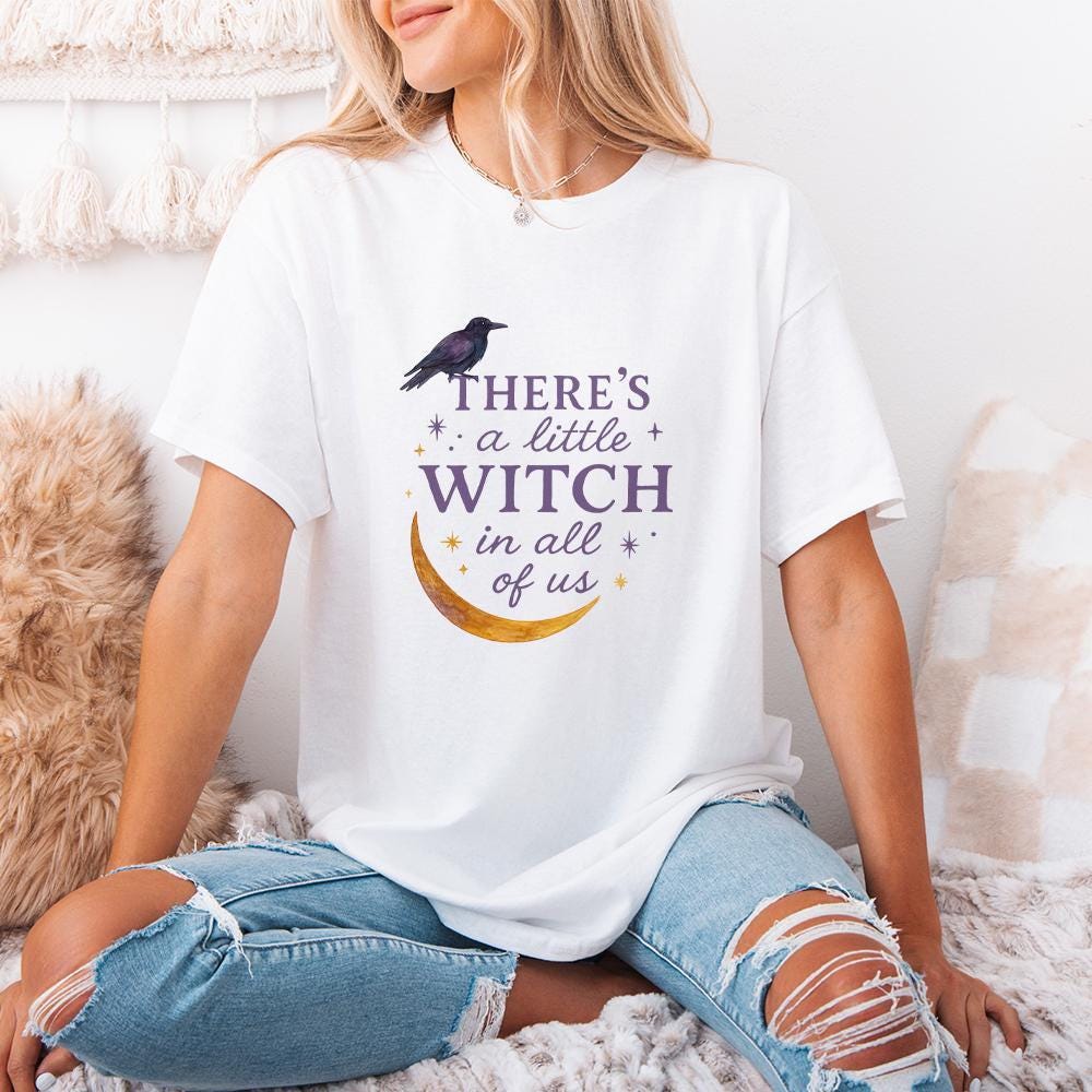 Little Witch in All of Us PNG, Witchy Halloween PNG - 300 DPI Design for