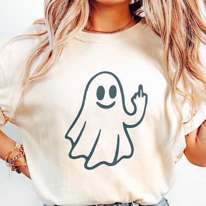 Ghost Middle Finger png, pod Ghost - 300 DPI Design for T-Shirt