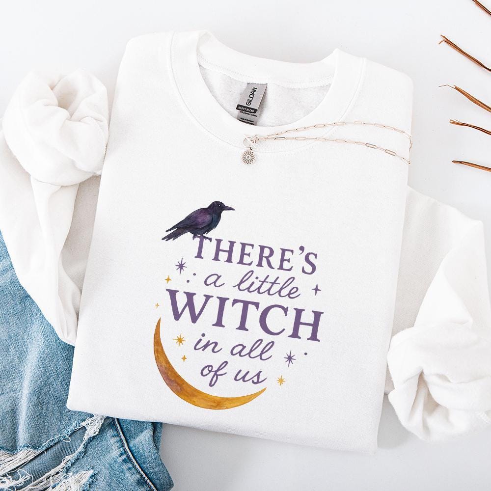 Little Witch in All of Us PNG, Witchy Halloween PNG - 300 DPI Design for
