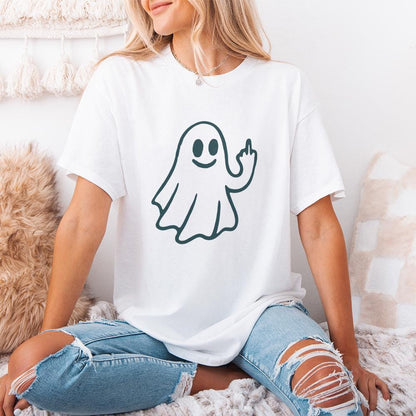 Ghost Middle Finger png, pod Ghost - 300 DPI Design for T-Shirt