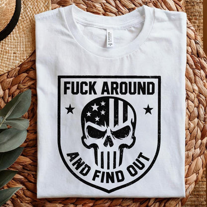 FAAFO Flag png, Punisher Skull png - 300 DPI Design for T-Shirt