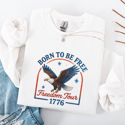 Retro 4th Of July PNG, Independence Day Sublimation Design - 300 DPI