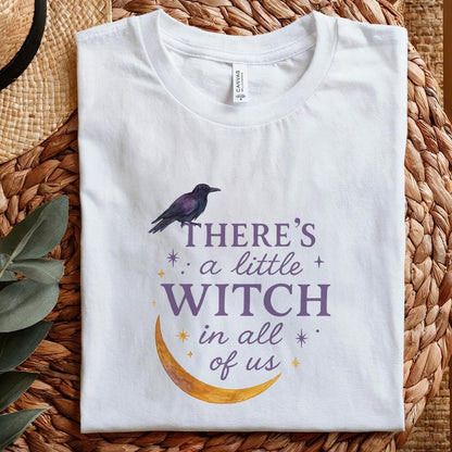 Little Witch in All of Us PNG, Witchy Halloween PNG - 300 DPI Design for