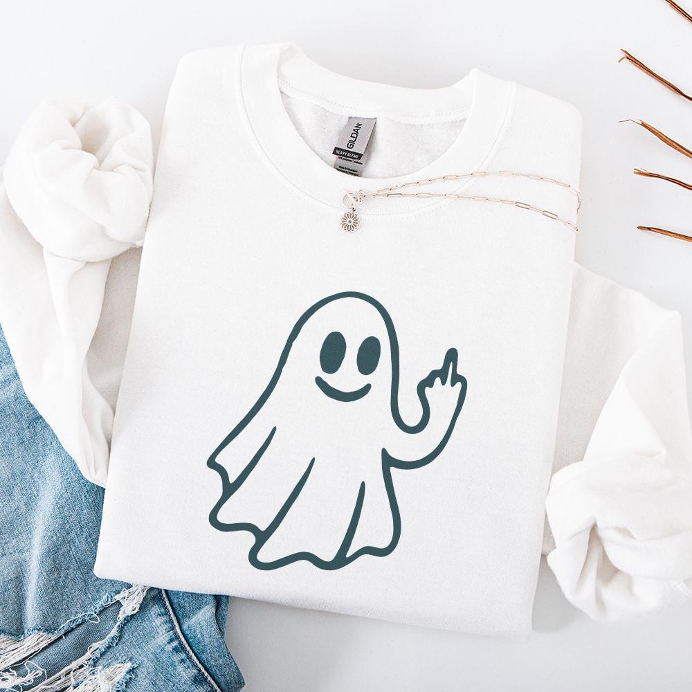Ghost Middle Finger png, pod Ghost - 300 DPI Design for T-Shirt